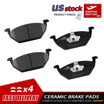 Pastillas de freno delanteras de cerámica para Volkswagen Beetle Golf Jetta Golf City Jetta City Foto 1 de 4