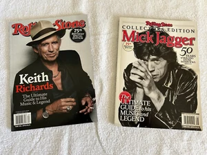 Rolling Stone Collectors Keith Richards-Mick Jagger 75th Birthday Editions NICE - Picture 1 of 1