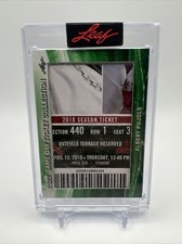 2022 Leaf Game Day Ticket Relic 2014 Albert Pujols St. Louis Cardinals