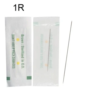 1R Permanent Make-up Tattoo Needles Nadeln Makeup Microblading 10x 1RL - Picture 1 of 14