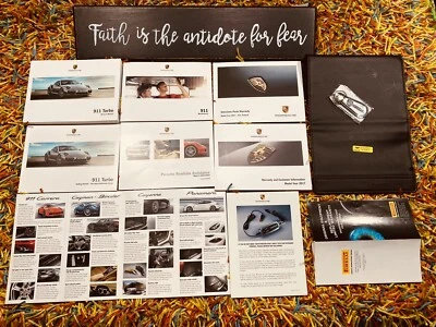 НОВЫЙ🟣 2017 PPORSCHE 911 TURBO S РУКОВОДСТВО ПОЛЬЗОВАТЕЛЯ PCM ИНФОРМАЦИЯ + НЕИСПОЛЬЗОВАННЫЙ ПУСТОЙ SRVCE + БОНУС - Изображение 1 из 4