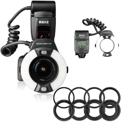 Meike MK-14EXT i-TTL Macro Ring Light Flash for Nikon D5600 D5200 D5100 D5000 - Image 1 of 4