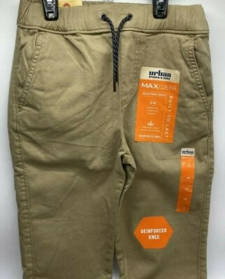 Pantalones de chándal Urban Pipeline Twill para niños talla S (8) color caqui valor $36 nuevos Foto 1 de 4