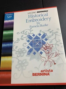 Artista Studio Bernina Historical Embroidery Card Number No. 529 By Pamela Burke - Picture 1 of 8