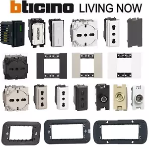 BTICINO LIVING NOW SERIE COMPATIBILE PLACCHE ,INTERUTTORI, PRESE, PULSANTI ,USB - Afbeelding 1 van 116