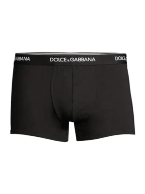 Boxer Dolce & Gabbana Regular Preto Masculino Tamanho M L145135 - Imagem 1 de 3