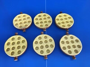 Emile Henry lot de 6 plats poêlon à escargots 12 trous en grés céramique C4 - Bild 1 von 4