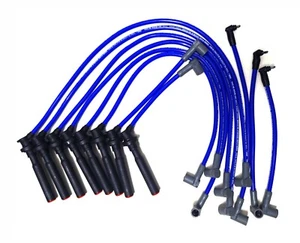 LS 400 4.0L V8 90-98 High Performance 10 mm Blue Spark Plug Wire Set 23022B - Picture 1 of 2