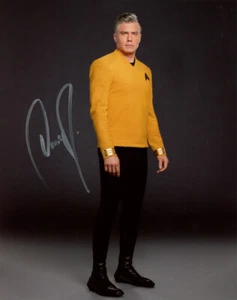 ANSON MOUNT SIGNED 8x10 PHOTO PIKE STAR TREK STRANGE NEW WORLDS RARE BECKETT BAS - Picture 1 of 2