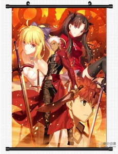 60x90cm Anime Fate Collection Art Wall Decor Poster Home Scroll Painting Gifts - Picture 1 of 2