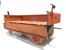 Rare Vintage GEORG LEVY GELY DROPSIDE TIPPING TRAILER No.171 Germany Luxury Gift