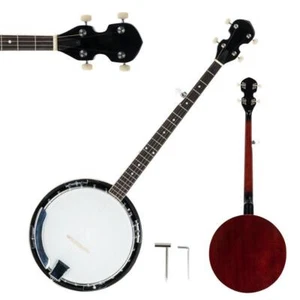 5 String Banjo w/ Closed Back 24 Brackets Head & Maple Neck - Picture 1 of 8