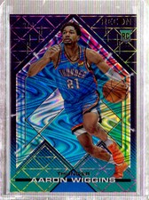 2021-22 Recon Aaron Wiggins FOTL Platinum Swirl RC #/3