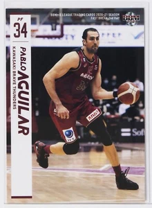 PABLO AGUILAR (BRAVE THUNDERS) -2021 B.LEAGUE Basketball Trading Card 2nd Half - Picture 1 of 3