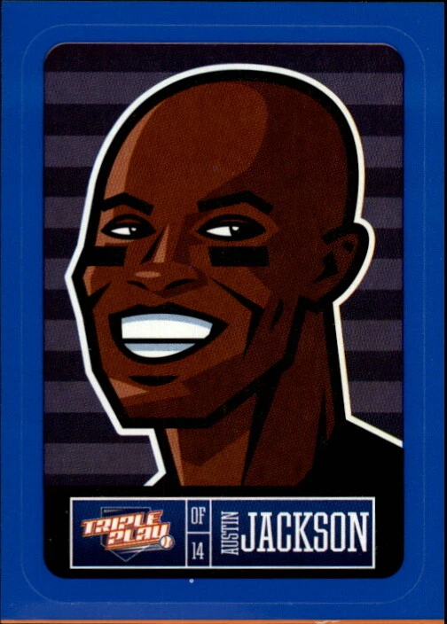 2013 Triple Play Stickers Blue #4 Austin Jackson - NM-MT - Image 1 of 2