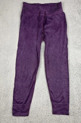 Leggings jogger rosa ativa feminina cintura alta grande com nervuras roupa ativa cordão - Imagem 1 de 4