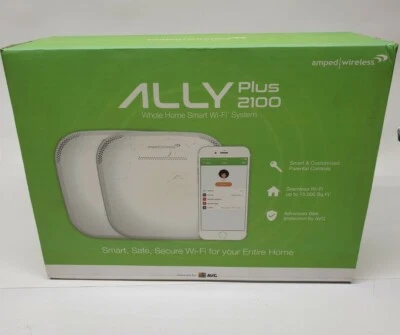 Amped Wireless ALLY Plus 2100 Whole Home Smart Wi-Fi System - ALLY-0012K - Image 1 of 4