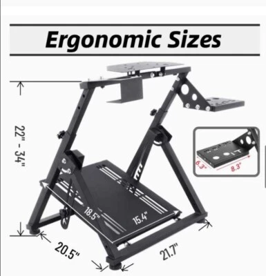 Marada G29 Racing Wheel Stand Sim Cockpit Fit Logitech G920 G923 Thrustmaster - Image 1 of 4