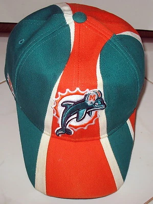 Gorra de béisbol MIAMI DOLPHINS - AJUSTABLE - EQUIPO REEBOK NFL - 100% ALGODÓN Foto 1 de 4