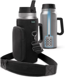64oz Water Bottle with Filter Straw & Handle, Filtered Half Gallon Tumbler - Picture 1 of 8