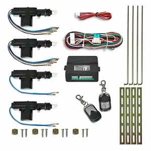 KIT CHIUSURA CENTRALIZZATA CON CENTRALINA UNIVERSALE PER AUTO INCL 2 TELECOMANDI - Foto 1 di 4
