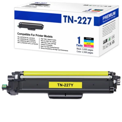 Lote de tóner TN227 compatible con Brother TN223 HL-L3210CW L3750CDW HL-L3270CDW Foto 1 de 4