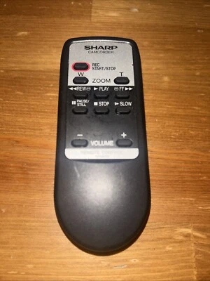 Sharp G0084TA Camcorder Wireless Remote Control VLA10K VLA10T VLA10U VLA10UA - Image 1 of 2