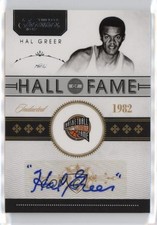 2010-11 Timeless Treasures Hall of Fame Silver Signatures /25 Hal Greer Auto HOF