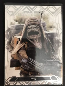 2017 Topps Star Wars Capolavoro #20 Pao - Foto 1 di 1