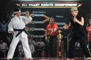 KARATE KID TOURNAMENT Daniel & Johnny CLOTHED 2-Pack 8″ Action Figure 20 cm NECA - Imagen 1 de 10