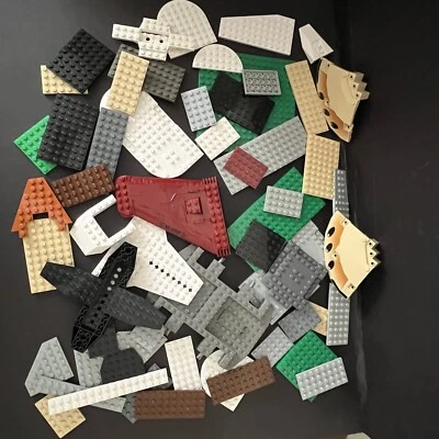 Lego Lote de Placas Base Piezas Varios Rectángulos Avión Vehículo Curvo Varios Colores Foto 1 de 4