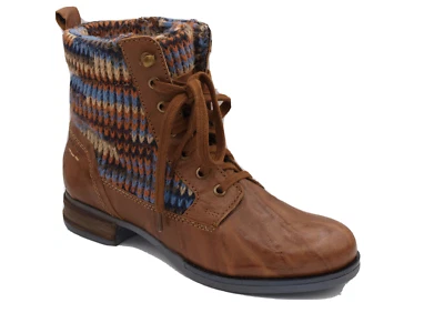 Josef Seibel Damen Winter Stiefel Stiefeletten Sanja 17 39 cognac kombi