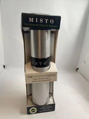 Misto Gourmet Olive Oil Sprayer Brushed Aluminum Healthy Choice NEW in Box  - Image 1 of 3
