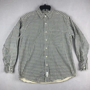 American Eagle Outfitters Shirt Mens Medium Blue Plaid Button Up Long Sleeve - Picture 1 of 12
