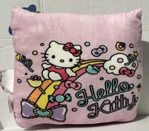Sanrio Travel Cloud Throw Plush Pillow 13x12 Inch Hello Kitty New - Picture 1 of 2