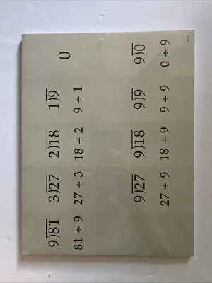 Saxon Math 3 1E WKBK Fact Card Set Flash Cards Sealed 9994048651 Foto 1 de 4