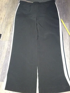Mossimo Pant polyester spandex   ~ women size XL  black white stripe - Picture 1 of 7