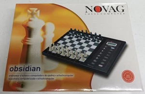 Computadora electrónica de ajedrez Novag Obsidian 112 niveles 2320 USCF ELO sellada - Imagen 1 de 2