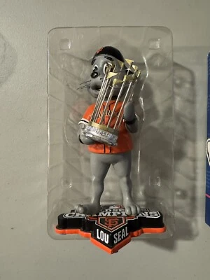 LOU SEAL GIGANTES DE SAN FRANCISCO Mascota 2012 Serie Mundial Trofeo Bobblehead Bobblehead Foto 1 de 4
