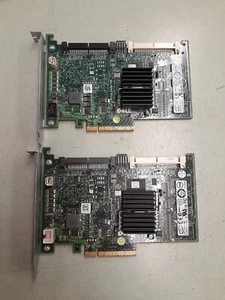 (2) Dell Poweredge Perc 6i PCI-e SAS RAID Controller Card T774H 0T774H - Picture 1 of 4
