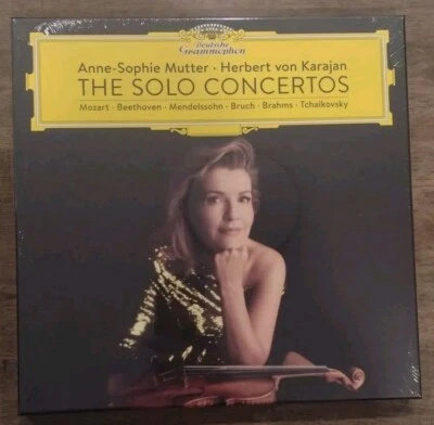 ANNE-SOPHIE MUTTER / HERBERT VON KARAJAN СОЛЬНЫЕ КОНЦЕРТЫ 5LP ограниченный винил - Изображение 1 из 3