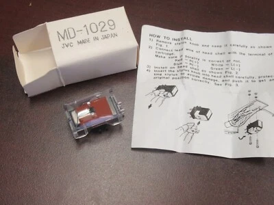JVC MD-1029 vintage turntable Cartridge And Original Stylus Made in Japan NOS - Image 1 of 4