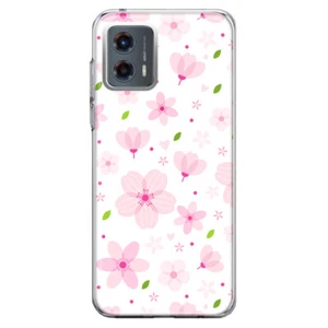 Mundaze Case for Motorola Moto G Play 5G 2024 Cute Pink Cherry Blossom - Picture 1 of 6