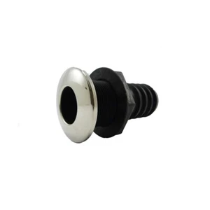 Whitecap 1 1/2 in. 316 Stainless Steel/Nylon Thru-Hull S-3805 - Imagen 1 de 1