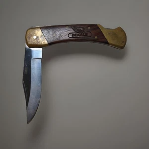 Vintage DeKalb Samen Mais Werbung Taschenmesser SCHARF rostfrei Pakistan gebraucht sehr guter Zustand! - Bild 1 von 24