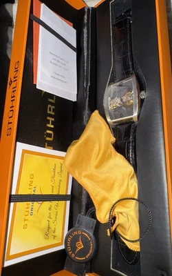 Reloj Esqueleto Stuhrling “Exclusiva” 303.33152 — Usado, Con Caja Original Papeles Foto 1 de 4
