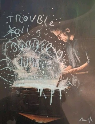 Dólar real arte dinero Chris Boyle. Certificado de autenticidad 1/1 PLUS. Foto 1 de 2