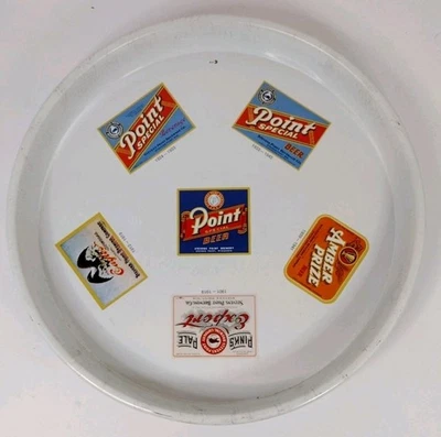 Point Brewing Beer Labels Metal Serving Tray Wisconsin - Image 1 of 4