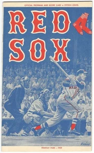 1959 Boston Red Sox Game program - Picture 1 of 1