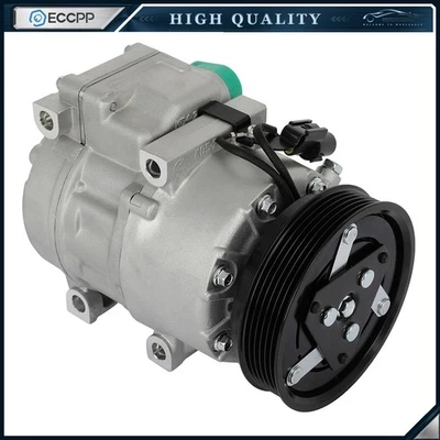 AC Compressor with Clutch Fits Hyundai Sonata  Kia Optima 2.4L 2009-2010 Foto 1 de 4